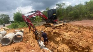 รับขุดสระกมลาไสย