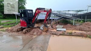 รถแบคโฮให้เช่าถนนหัวงัว–บ้านท่อน